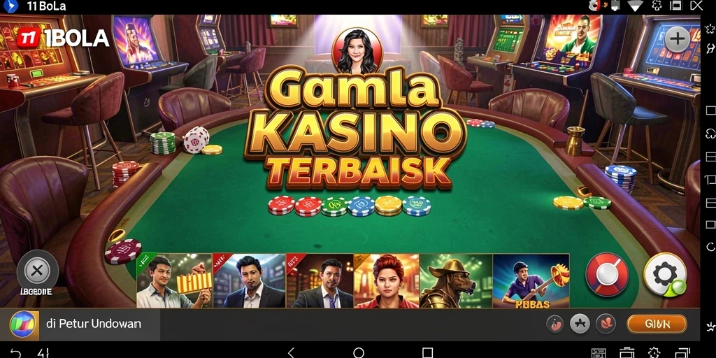 Tampilan menarik dari gameplay Kasino di 11BOLA.