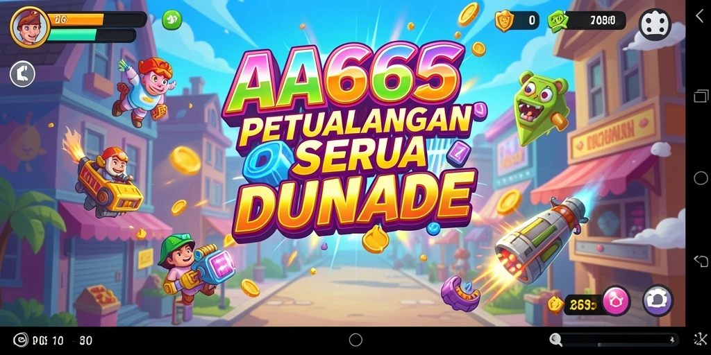Tampilan gameplay seru dan mengasyikkan dari AA666.
