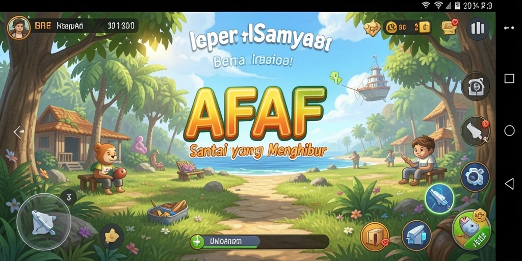 Tampilan gameplay AFAF yang seru dan menarik saat dimainkan.