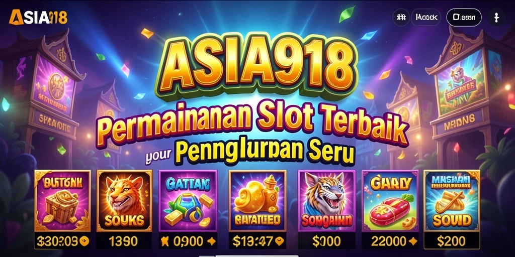 Screenshot ASIA918 menampilkan gameplay slot yang mengasyikkan dan menarik.