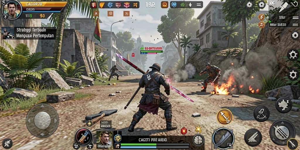 Tangkapan layar utama dari gameplay SLG CACOR78 yang mendebarkan.