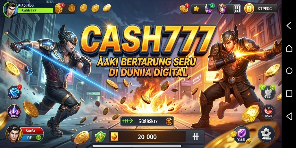 Screenshot dari gameplay <strong>CASH777</strong> yang mendebarkan dan penuh aksi.