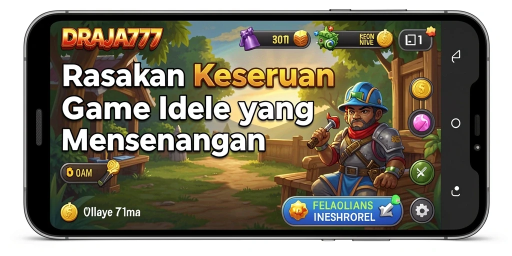 Screenshot DRAJA777 menampilkan gameplay Idle yang seru dan mengasyikkan.