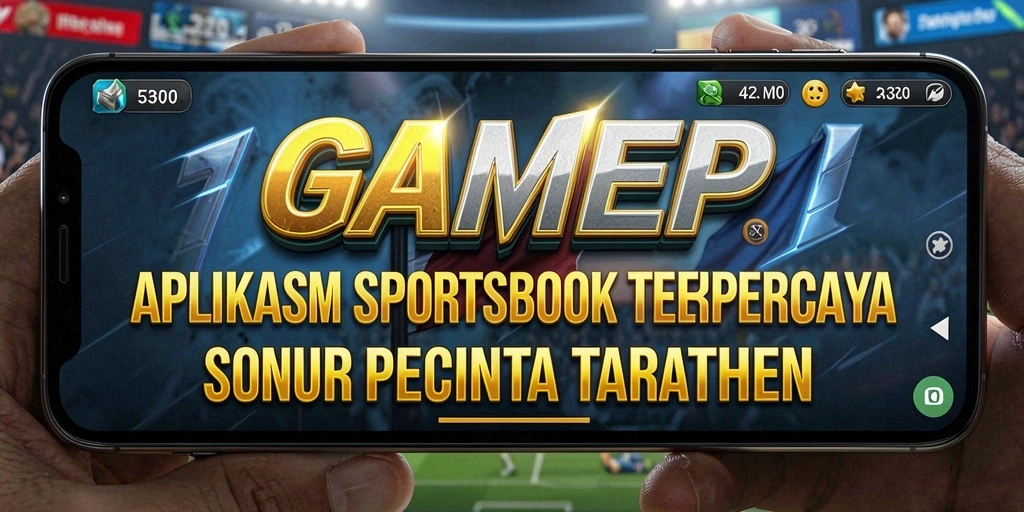 Tampilan menarik dari GAMERP yang menawarkan pengalaman taruhan olahraga.