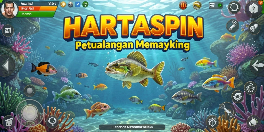 Tangkapan menakjubkan dalam permainan memancing HARTASPIN.