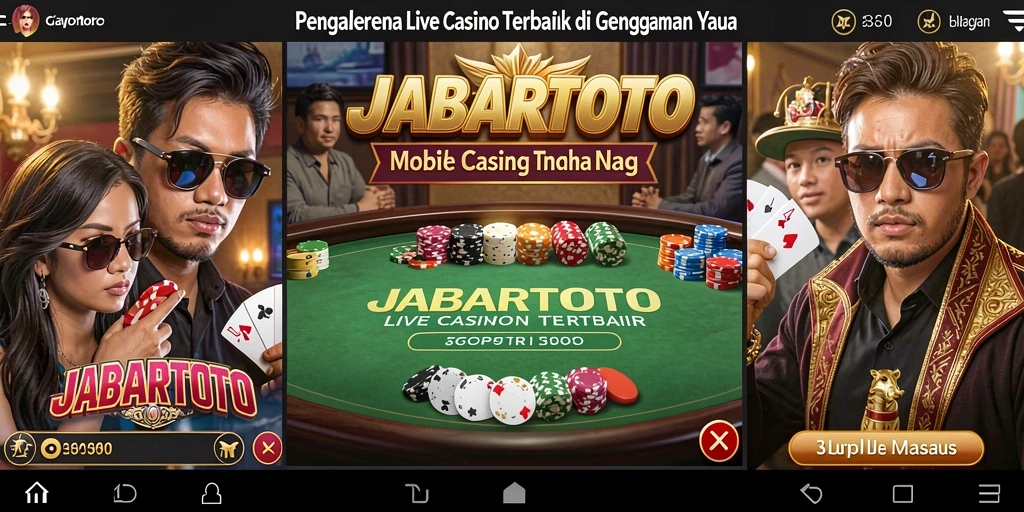 Tampilkan gameplay Live Casino yang menarik dan interaktif.