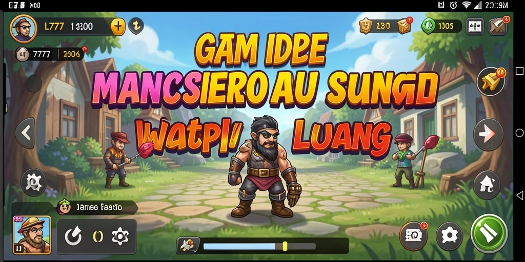 Tampilan gameplay seru L777 yang menampilkan aksi Idle.