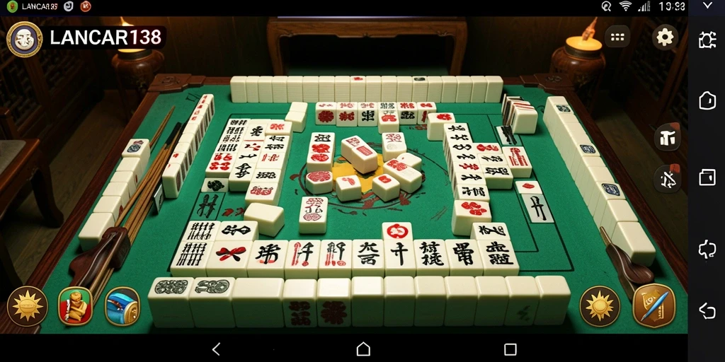 Tampilan menarik dari permainan Mahjong LANCAR138.