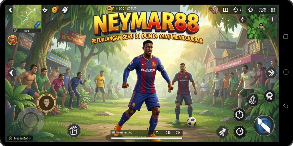 Tampilan gameplay seru di dunia petualangan NEYMAR88.