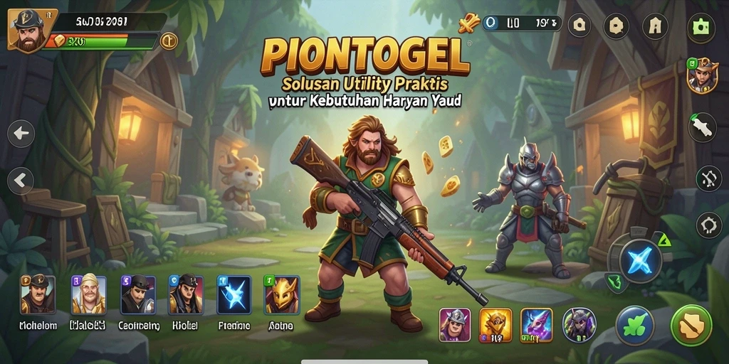 Tampilan antarmuka PIONTOGEL yang modern dan intuitif.