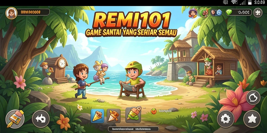 Tampilan gameplay seru dan menarik dari REMI101.