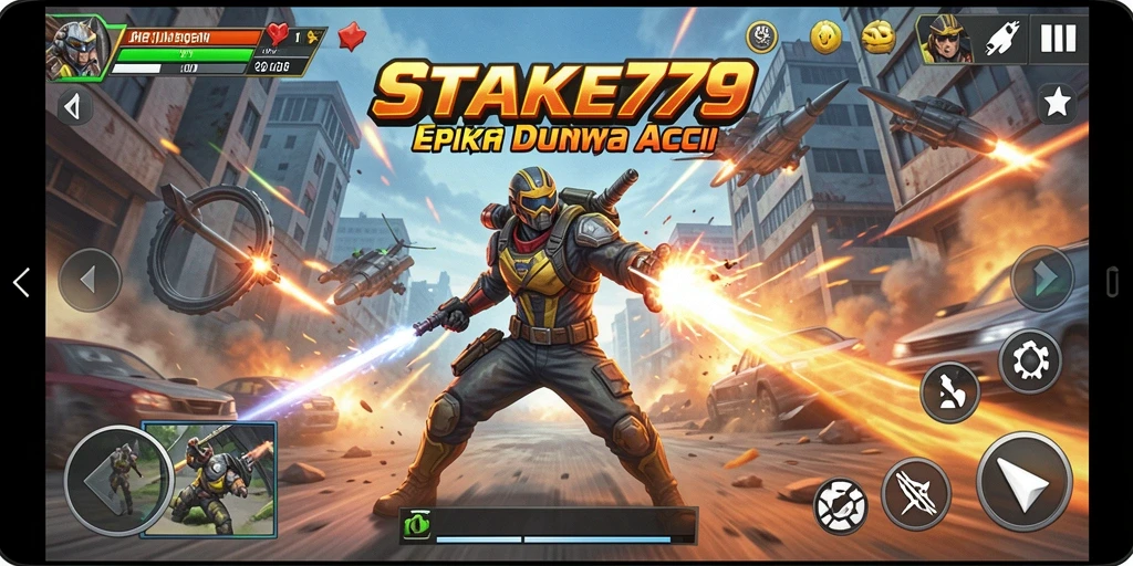 Tampilan gameplay STAKE779 yang penuh aksi dan ketegangan.