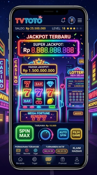 Screenshot tampilan katalog aplikasi di tvtoto.